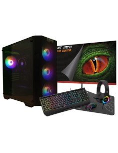 AMD Ryzen 5 4650G/16GB/1 Tb NVMe/Windows 11 Monitor 24" Teclado raton auriculares y alfombriila Ordenador GamingPC