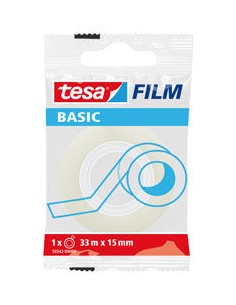 C 30 ROLLOS BASIC FILM TRANSPARENTE 33MX15MM BOLSITA TESA