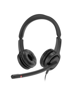 VOICE UC28-35 stereo USB-C Auriculares Alámbrico Diadema Oficina/Centro de llamadas USB Tipo C Negro