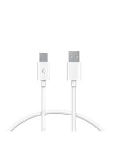 Cable de carga y datos USB-A a USB-C 12 W, 1 m, Blanco