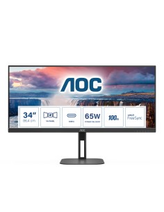 V5 U34V5C/BK pantalla para PC 86,4 cm (34") 3440 x 1440 Pixeles UltraWide Quad HD LCD Negro