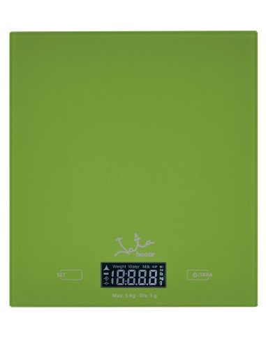 Mod. 729V Verde Encimera Rectángulo Báscula electrónica de cocina