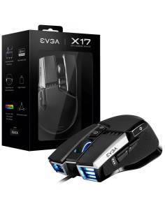 X17 ratón Juego Ambidextro USB tipo A Óptico 16000 DPI