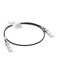 10G SFP+ / SFP+ 1m Cable de fibra óptica e InfiniBand SFP+ Negro