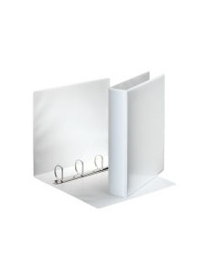 Pack 10 Unid. Presentation Ring Binders carpeta de cartón A4 Blanco 49704