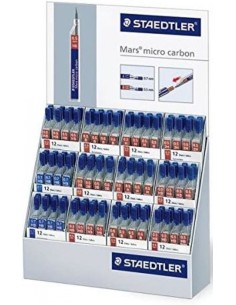 EXPOSITOR 144 TUBOS MINAS 05MM MARS MICRO CARBON