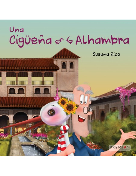 Una ciguena en la Alhambra