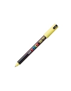 POSCA MARCADOR PC-1MR NO PERMANENTE PUNTA EXTRAFINA 0.7MM AMARILLO SOL 265355000 - Pack de 6 unidades