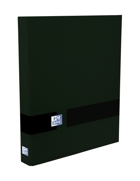 OXFORD & YOU CARPETA DE 4 ANILLAS 40MM MIXTAS A4+ NEGRO 400159141  - Pack de 10 unidades