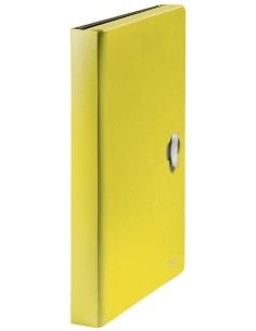 46240015 caja archivador 250 hojas Amarillo Polipropileno (PP)  - Pack de 5 unidades