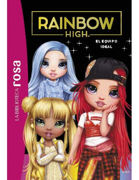 BIBLIOTECA ROSA LA RAINBOW HIGH 12 EL EQUIPO IDEAL