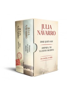 ESTUCHE JULIA NAVARRO CONTIENE DIME QUIEN SOY DISPARA YO YA ESTOY MUERTO
