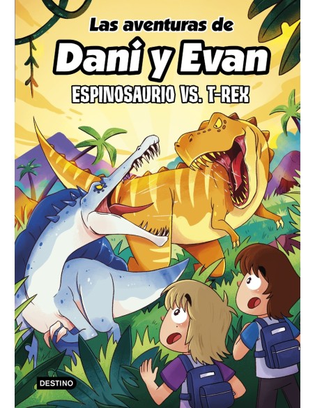 Las aventuras de Dani y Evan 10 Espinosaurio vs T Rex