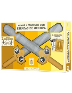 VAMOS A PEGARNOS CON ESPADAS DE MENTIRA