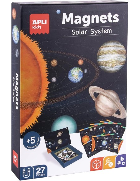 Juego magnetico sistema solar 27 piezas