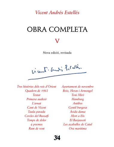 Obra completa revisada volum 5