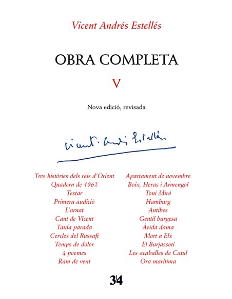 Obra completa revisada volum 5