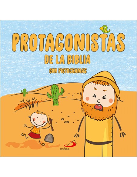Protagonistas de la Biblia con pictogramas