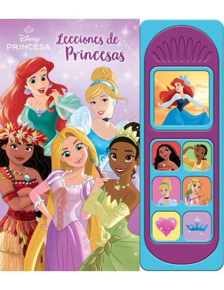 LECCIONES DE PRINCESAS 7 BOTONES DISNEY PRINCESAS
