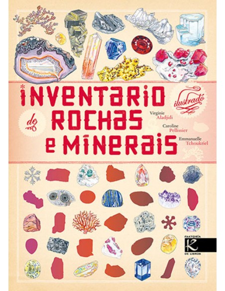 Inventario ilustrado de rochas e minerais