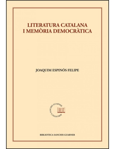 LITERATURA CATALANA I MEMORIA DEMOCRATICA
