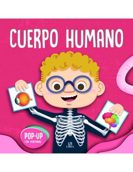 CUERPO HUMANO POP UP CON VENTANAS PARA APRENDER