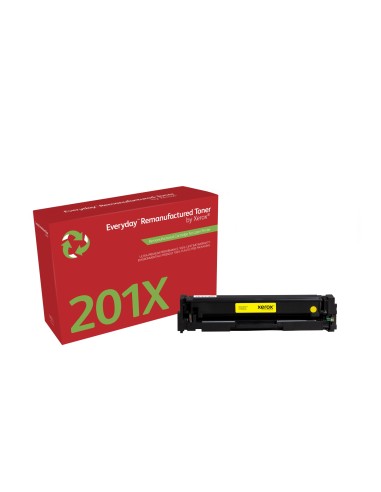 Everyday Tóner Everyday Amarillo remanufacturado de Xerox es compatible con HP 201X (CF402X), High capacity