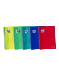 400138671 cuaderno y block A4+ 120 hojas Colores surtidos - Pack de 5 unidades
