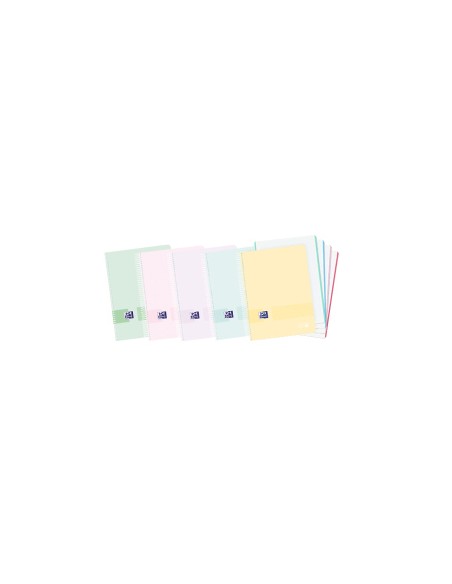 400174037 cuaderno y block A6/A6+ 120 hojas Azul, Color menta, Rosa, Púrpura, Amarillo - Pack de 5 unidades