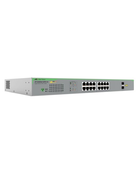 AT-GS950/18PS-V2-50 switch No administrado Gigabit Ethernet (10/100/1000) Energía sobre Ethernet (PoE) Gris