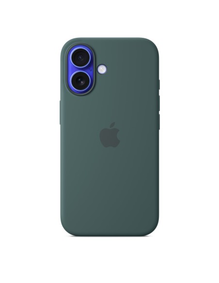 Funda de silicona con MagSafe para el iPhone 16 - Verde lago