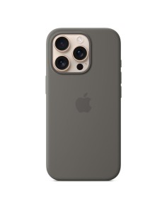 Funda de silicona con MagSafe para el iPhone 16 Pro - Gris piedra