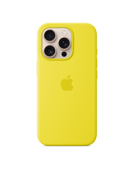 Funda de silicona con MagSafe para el iPhone 16 Pro - Amarillo carambola