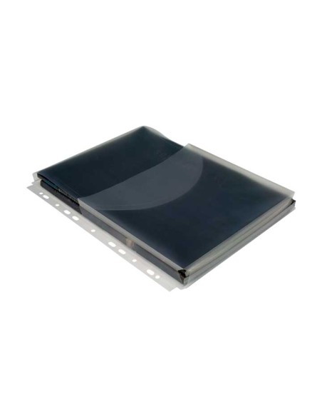B.12 FUNDAS GRAFOPLAS A4 PP FUELLE+SOLAPA A