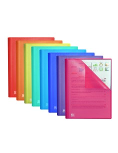 Urban archivador Polipropileno (PP) Colores surtidos, Translúcido, Transparente 400147084 - Pack de 10 unidades