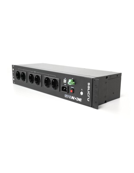 SPS 900 Node sistema de alimentación ininterrumpida (UPS) En espera (Fuera de línea) o Standby (Offline) 0,9 kVA 480 W 8 salidas