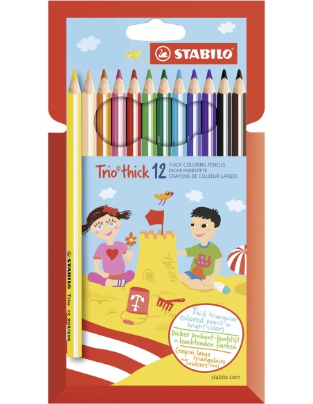 Trio Thick Multicolor 12 pieza(s)