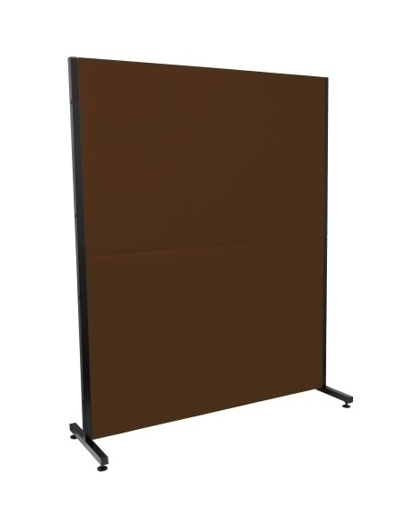 Biombo Valdeganga bali marrón oscuro