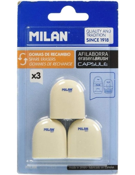 BLISTER 3 GOMAS DE RECAMBIO PARA AFILABORRA CAPSULE