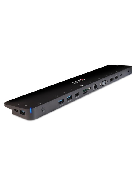 CSV-1564W100 base para portátil y replicador de puertos Acoplamiento USB 3.2 Gen 1 (3.1 Gen 1) Type-C Negro
