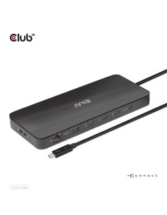 Estación de acoplamiento 11 en 1 con certificación Thunderbolt 4