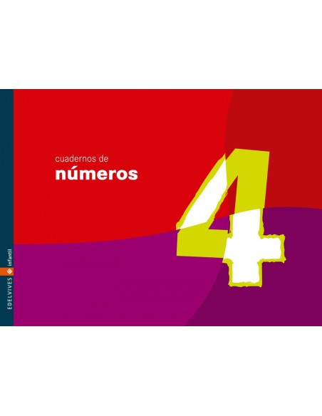 Cuaderno 4 de numeros Infantil