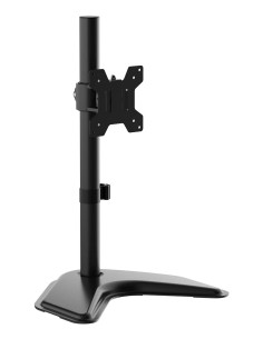 Soporte de mesa con peana eco giratorio e inclinable para monitor/TV 10kg de 17-32, Negro