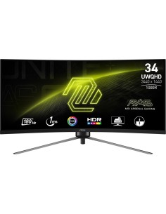 MAG 345CQR pantalla para PC 86,4 cm (34") 3440 x 1440 Pixeles UltraWide Dual Quad HD Negro
