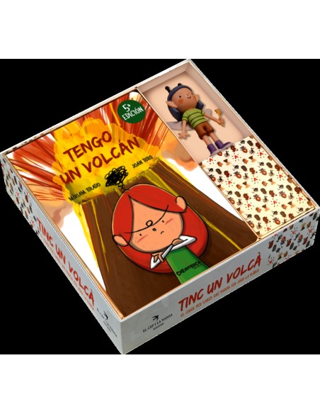 Tengo un volcan Edicion especial libro figura