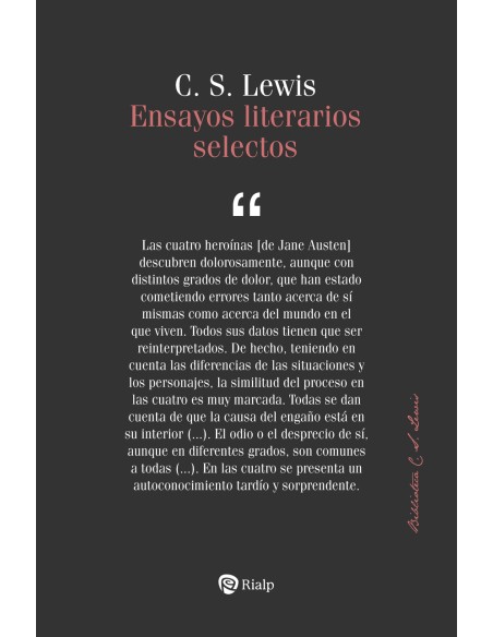 Ensayos literarios selectos