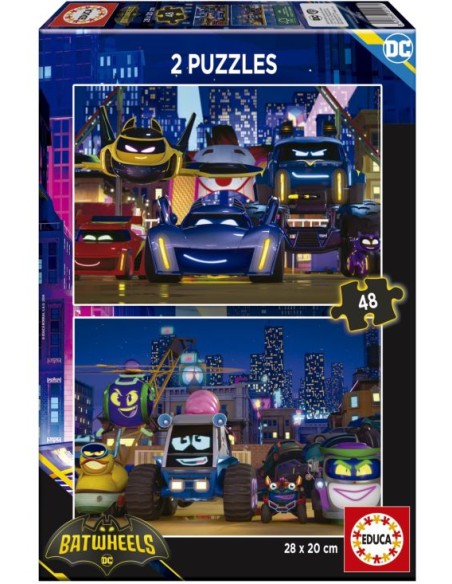 PUZZLE BATWHEELS 2X48 PIEZAS
