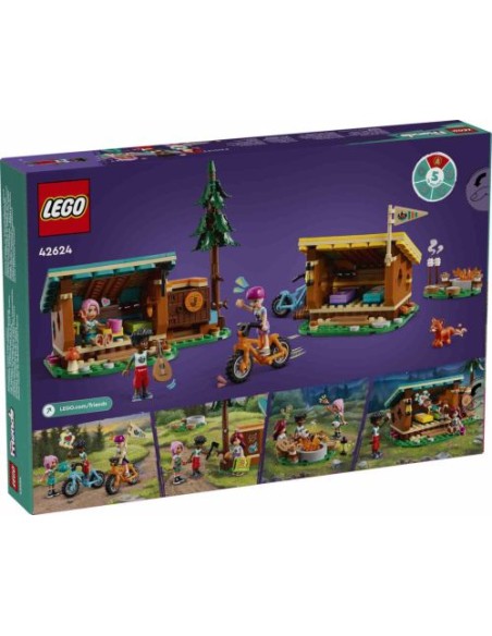 CAMPAMENTO DE AVENTURA CABANAS CONFORTABLES LEGO