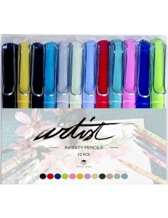 Estuche 12 lapies de colores infinitos artist