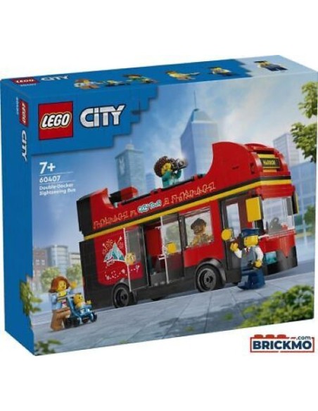 AUTOBUS TURISTICO ROJO DE DOS PLANTAS LEGO